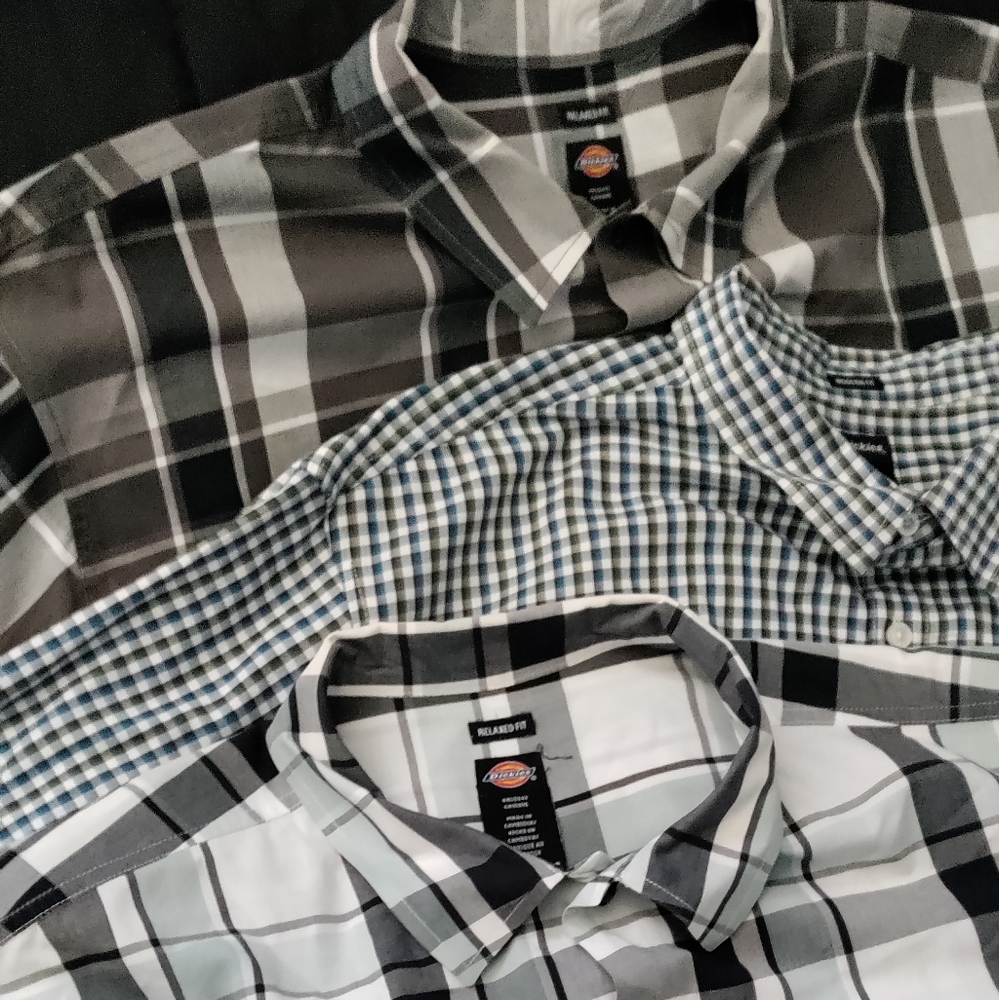Dickies men's button down NWOT SIZE XXL RELAXED FIT